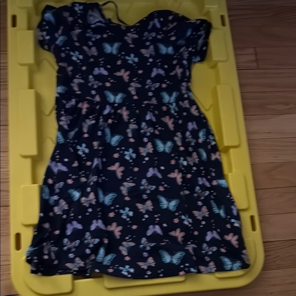 Butterfly Print Dress